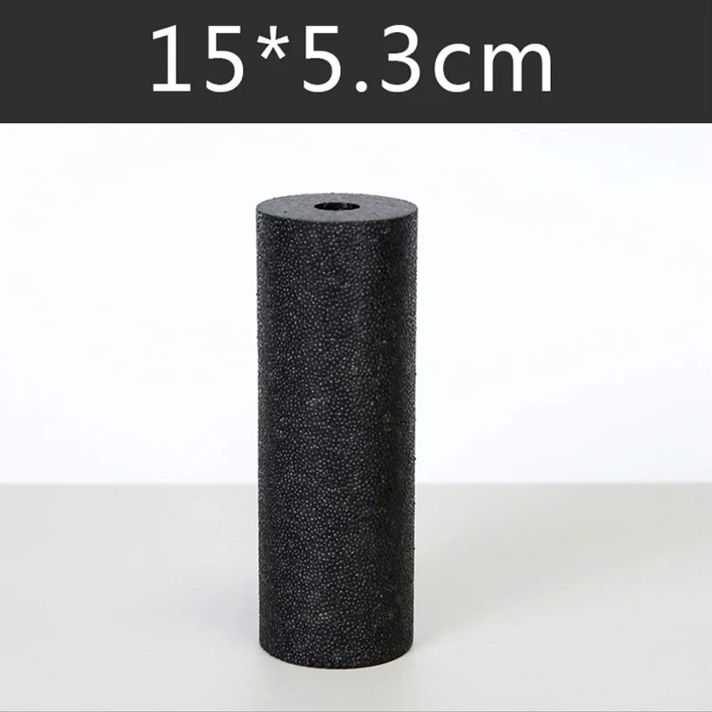 EPP Yoga Massage Roller Column Foam Shaft Hollow Portable Muscle Relaxation Fitness Mini Hand 15*5.3cm Block