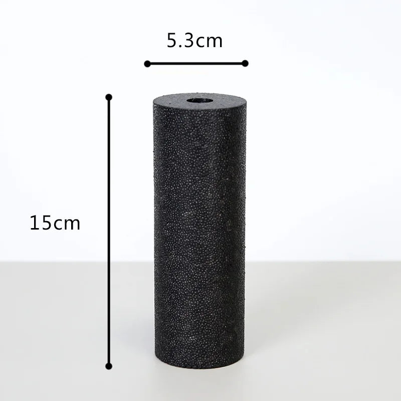 EPP Yoga Massage Roller Column Foam Shaft Hollow Portable Muscle Relaxation Fitness Mini Hand 15*5.3cm Block