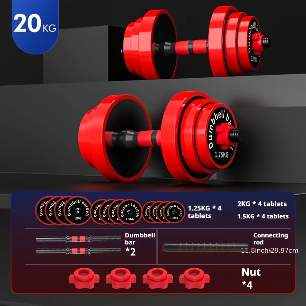 Adjustable Dumbbell Set Home Gym Strength Exercise Fitness equipment Baked paint Dumbbell Set