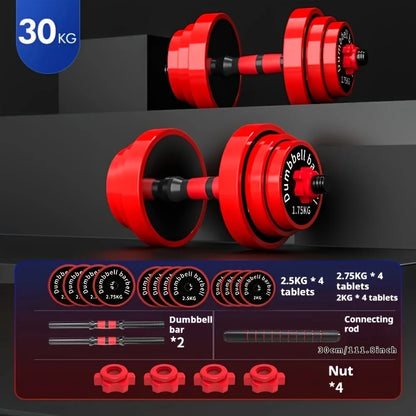 Adjustable Dumbbell Set Home Gym Strength Exercise Fitness equipment Baked paint Dumbbell Set